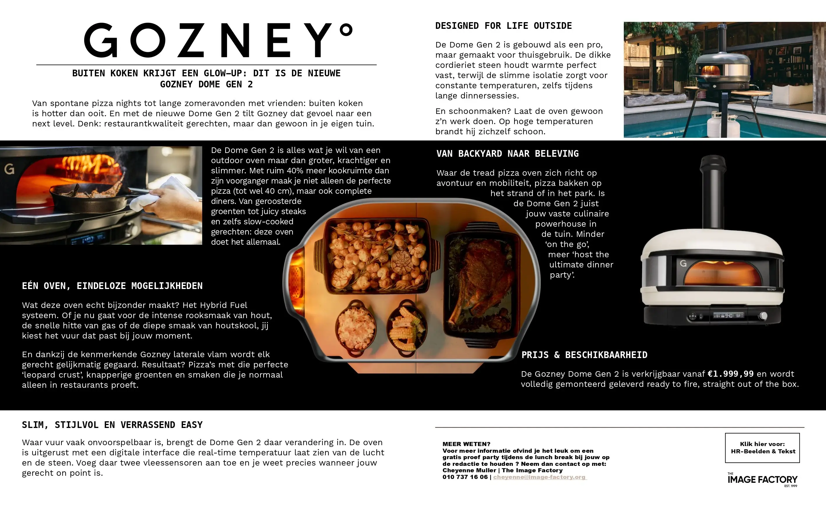 Gozney Dome press spread
